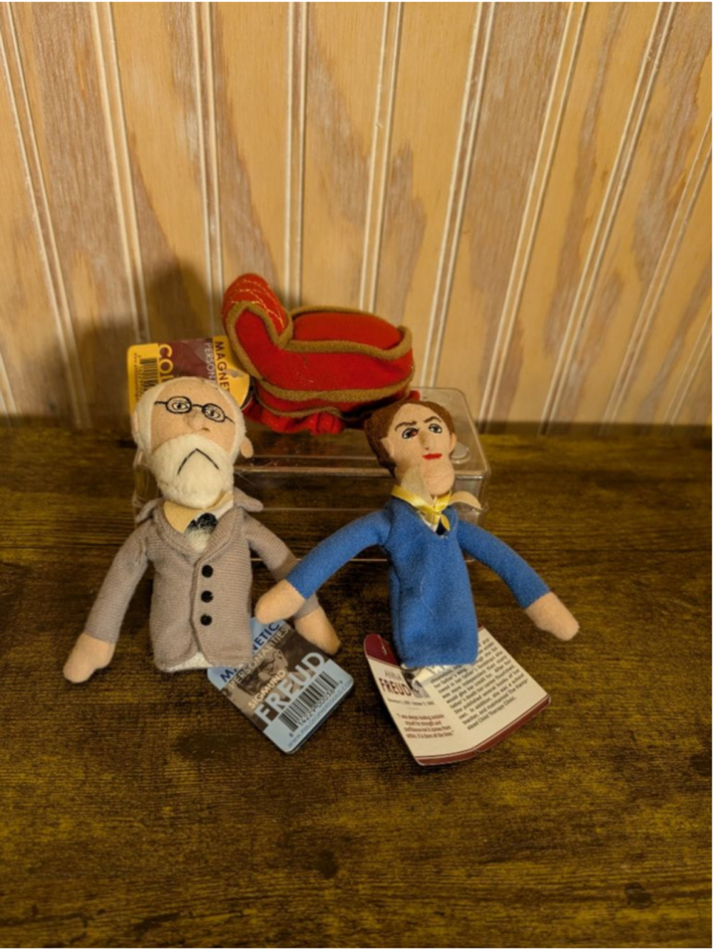 Sigmund & Anna Freud (With Couch) Set Of 3 Finger Puppets